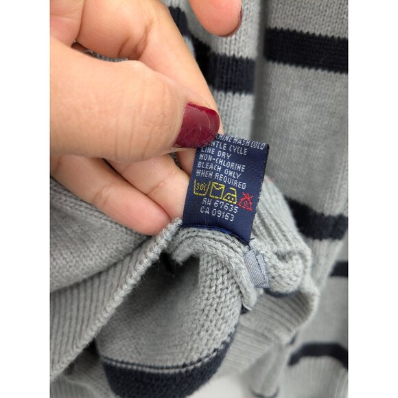 Vintage Y2K Tommy Hilfiger Preppy Knit Sweater Women Size XL Academia Heritage - Picture 10 of 10